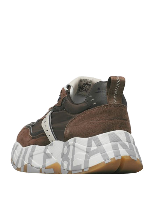 VOILE' BLANCHE Sneakers Voile Blanche Club105 Marrone