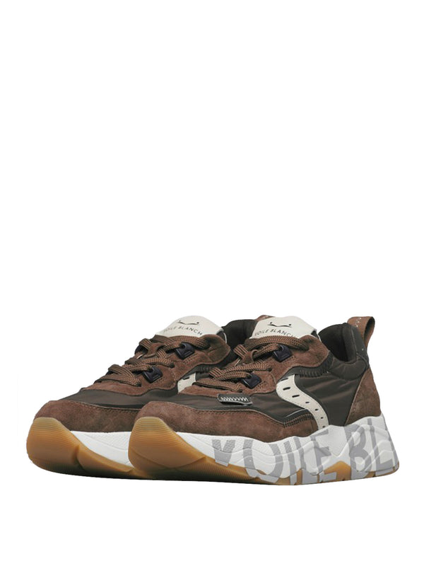 VOILE' BLANCHE Sneakers Voile Blanche Club105 Marrone