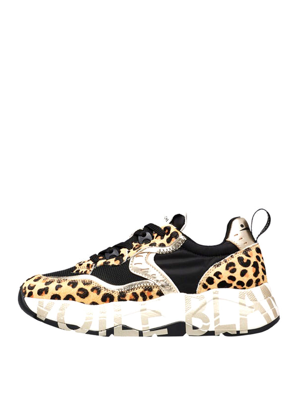 VOILE' BLANCHE Sneakers Voile Blanche Club105 Nero Marrone