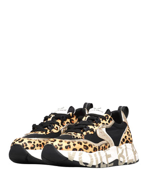 VOILE' BLANCHE Sneakers Voile Blanche Club105 Nero Marrone