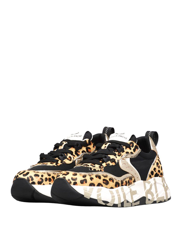VOILE' BLANCHE Sneakers Voile Blanche Club105 Nero Marrone