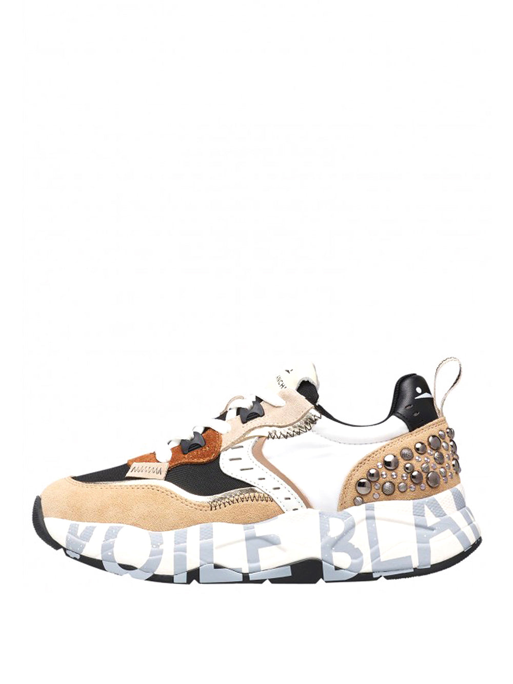 VOILE' BLANCHE Sneakers Voile Blanche Club105 Marrone