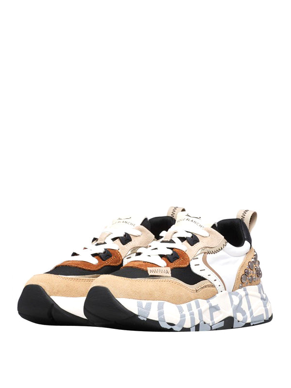 VOILE' BLANCHE Sneakers Voile Blanche Club105 Marrone