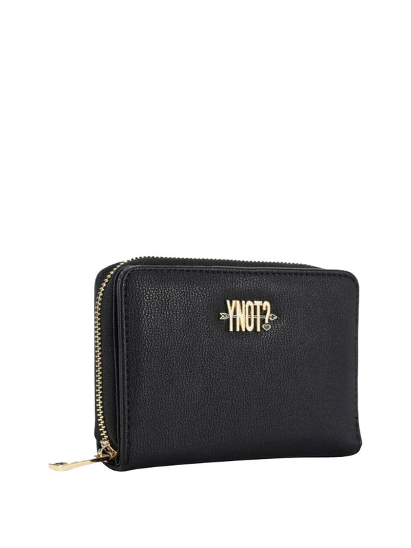 WHYNOT STC Portafoglio Whynot Logo Frontale Nero