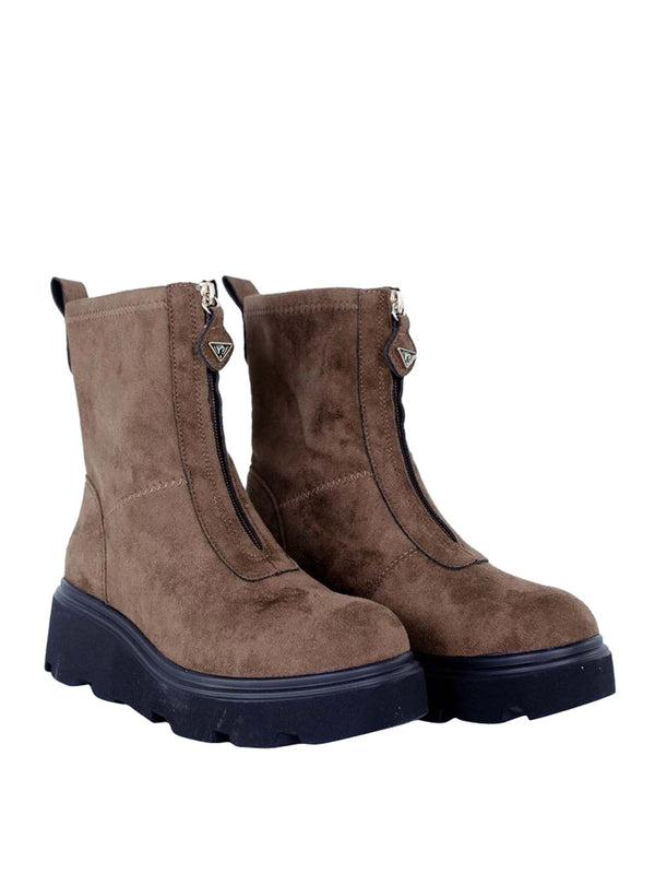 Why Not Stivali Helena Low Whynot - Khaki Suede