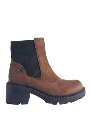 Why Not Biker Rockstud WhyNot - Khaki Suede