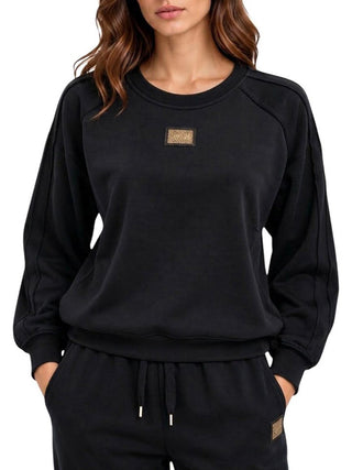 Yes Zee Felpa Girocollo F005 NR00 Yes Zee - Nero