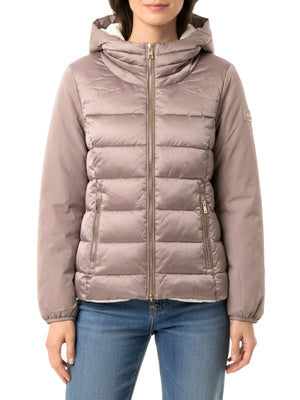 YES ZEE Giubbino Donna Trapuntato Con Finto Gilet Stac. Yes Zee - Beige