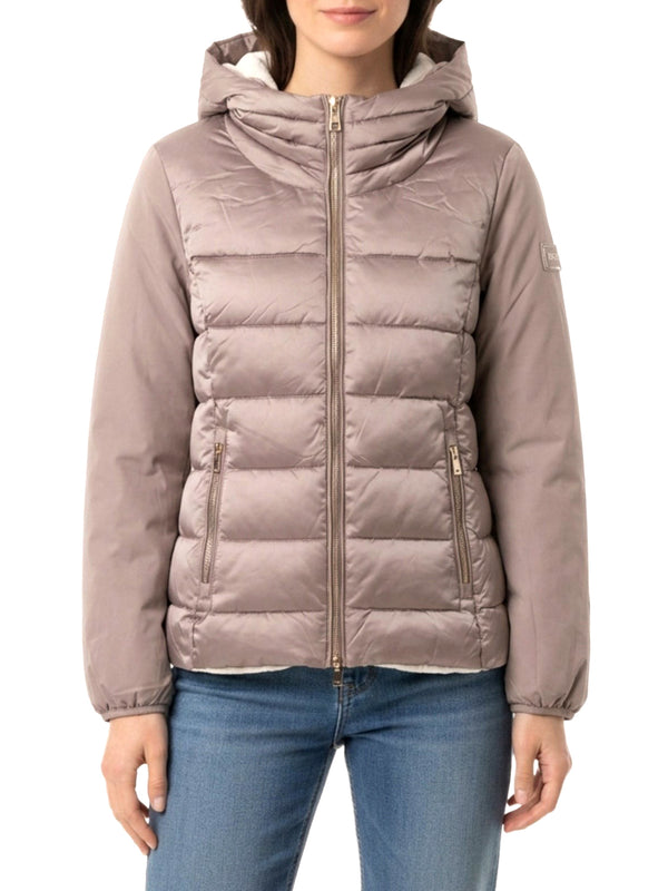 YES ZEE Giubbino Donna Trapuntato Con Finto Gilet Stac. Yes Zee - Beige