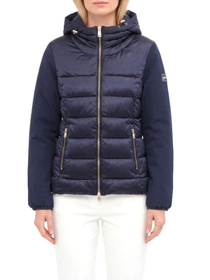 YES ZEE Giubbino Donna Trapuntato Con Finto Gilet Stac. Yes Zee - Blu