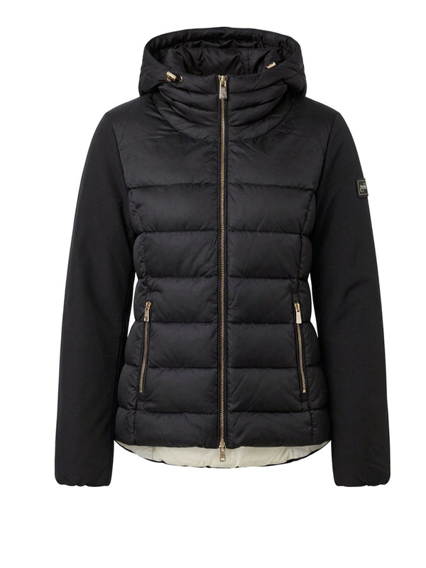 YES ZEE Giubbino Donna Trapuntato Con Finto Gilet Stac. Yes Zee - Nero
