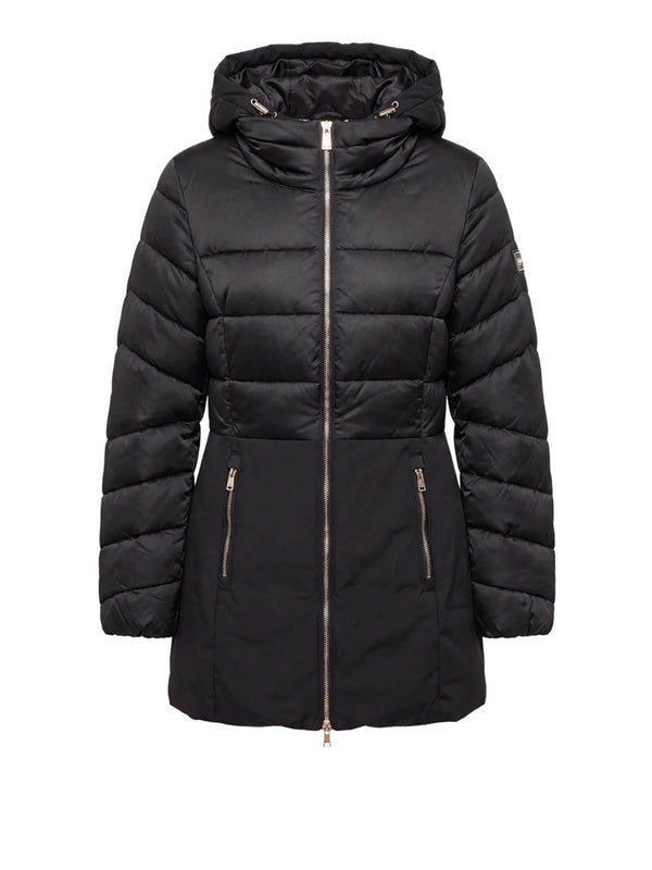 YES ZEE Cappotto Donna Trapuntato Con Finto Gilet Stac.Yes Zee - Nero