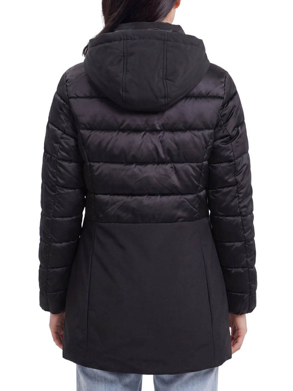 YES ZEE Cappotto Donna Trapuntato Con Finto Gilet Stac.Yes Zee - Nero