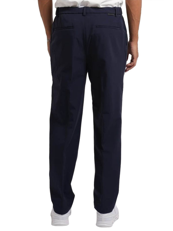 YES ZEE Pantalone Uomo Chinos Con Pinces E Coulisse Yes Zee - Blu