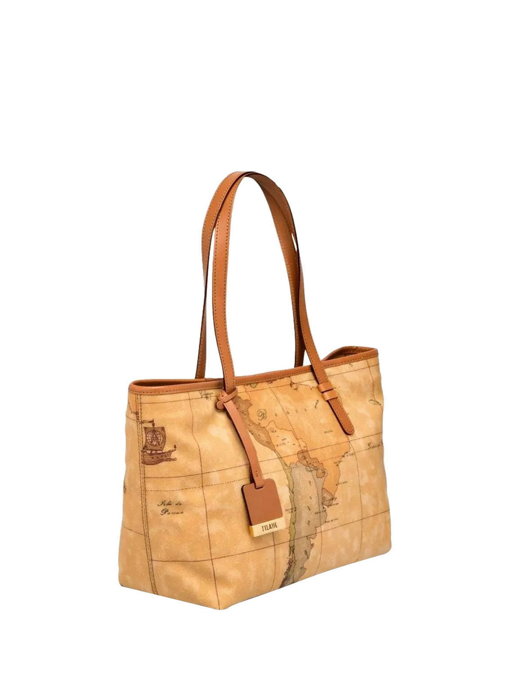 Alviero Martini Borsa Shopper Donna Media Geo Classic Naturale