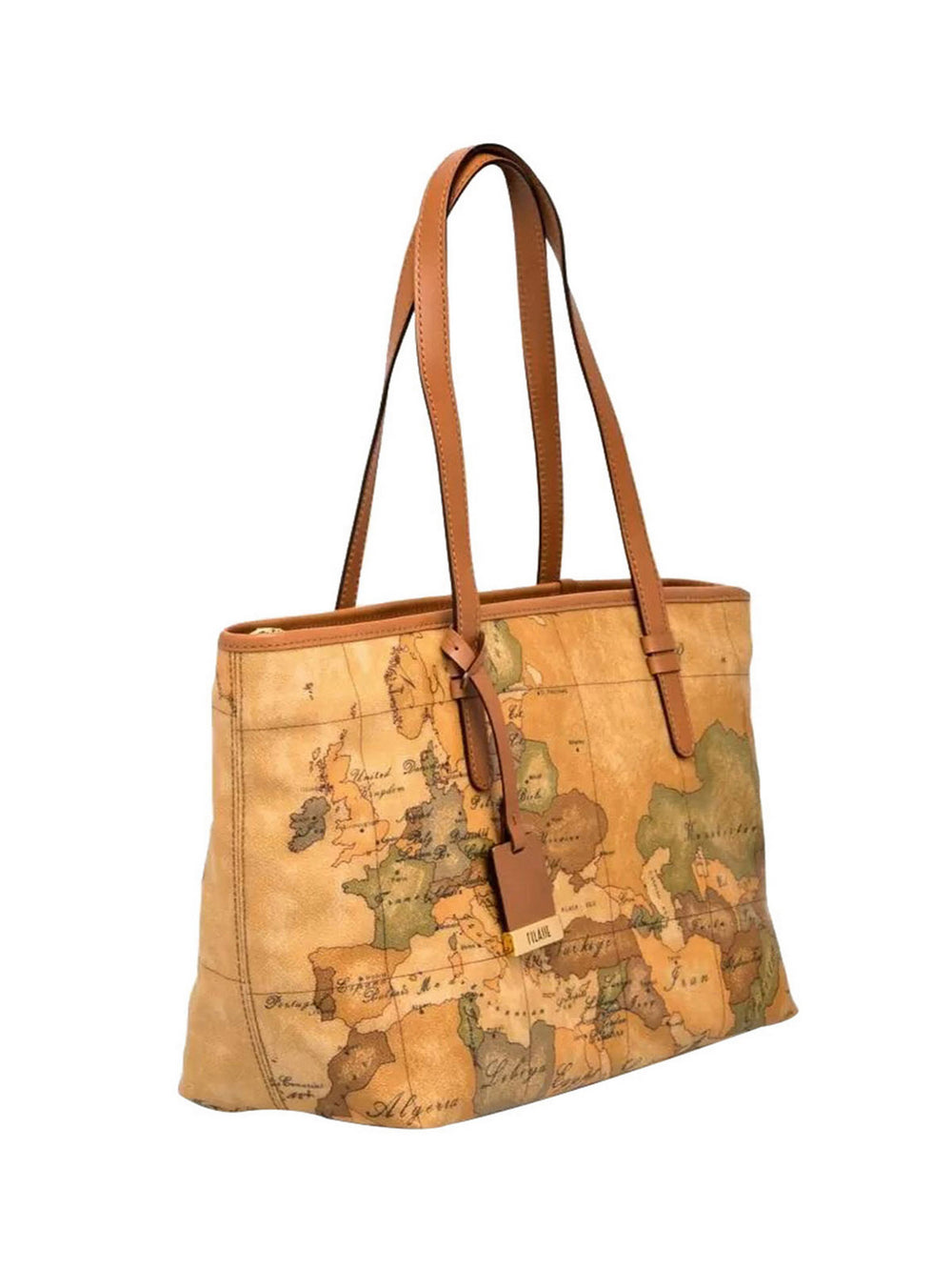 Alviero Martini Borsa Shopper Geo Classic Media Naturale
