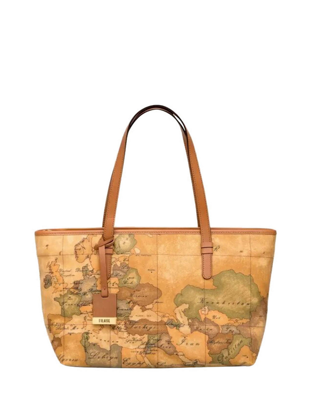 Alviero Martini Borsa Shopper Geo Classic Media Naturale