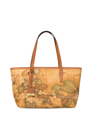 Alviero Martini Borsa Shopper Geo Classic Media Naturale
