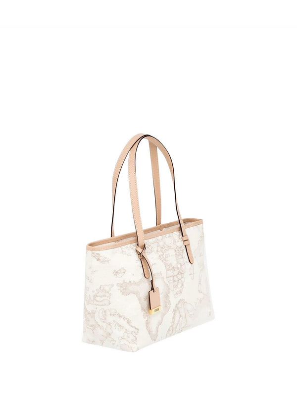 Alviero Martini Borsa Shopper Media Donna Geo Bianco