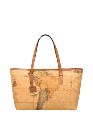 Alviero Martini Borsa Shopper Geo Classic Grande Naturale