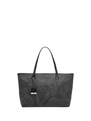 Alviero Martini Borsa Shopper Donna Geo Black Grande Nero