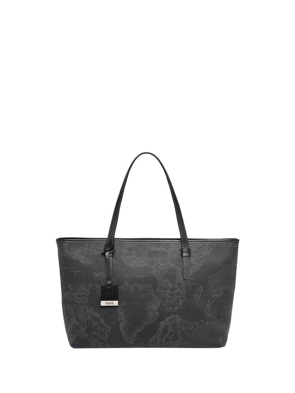 Alviero Martini Borsa Shopper Donna Geo Black Grande Nero