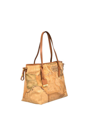 Alviero Martini Borsa Shopper Donna Geo Classic Media Naturale