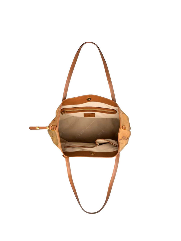 Alviero Martini Borsa Shopper Donna Geo Classic Media Naturale