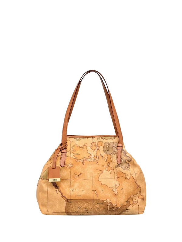 Alviero Martini Borsa Shopper Donna Geo Classic Media Naturale