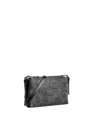 Alviero Martini Borsa A Tracolla Donna Motivo Geo Black Nero