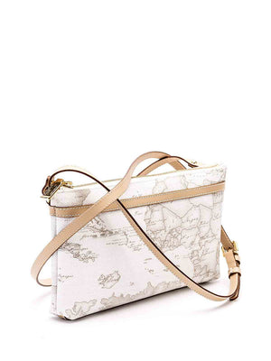 Alviero Martini Borsa Bandoliera Grande Geo Classico Bianco
