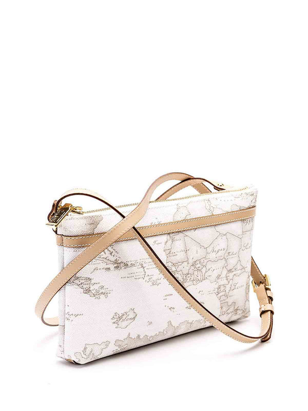 Alviero Martini Borsa Bandoliera Grande Geo Classico Bianco