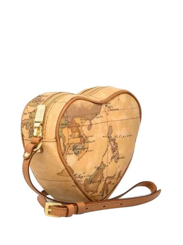 Alviero Martini Borsa Mini A Tracolla A Cuore Naturale