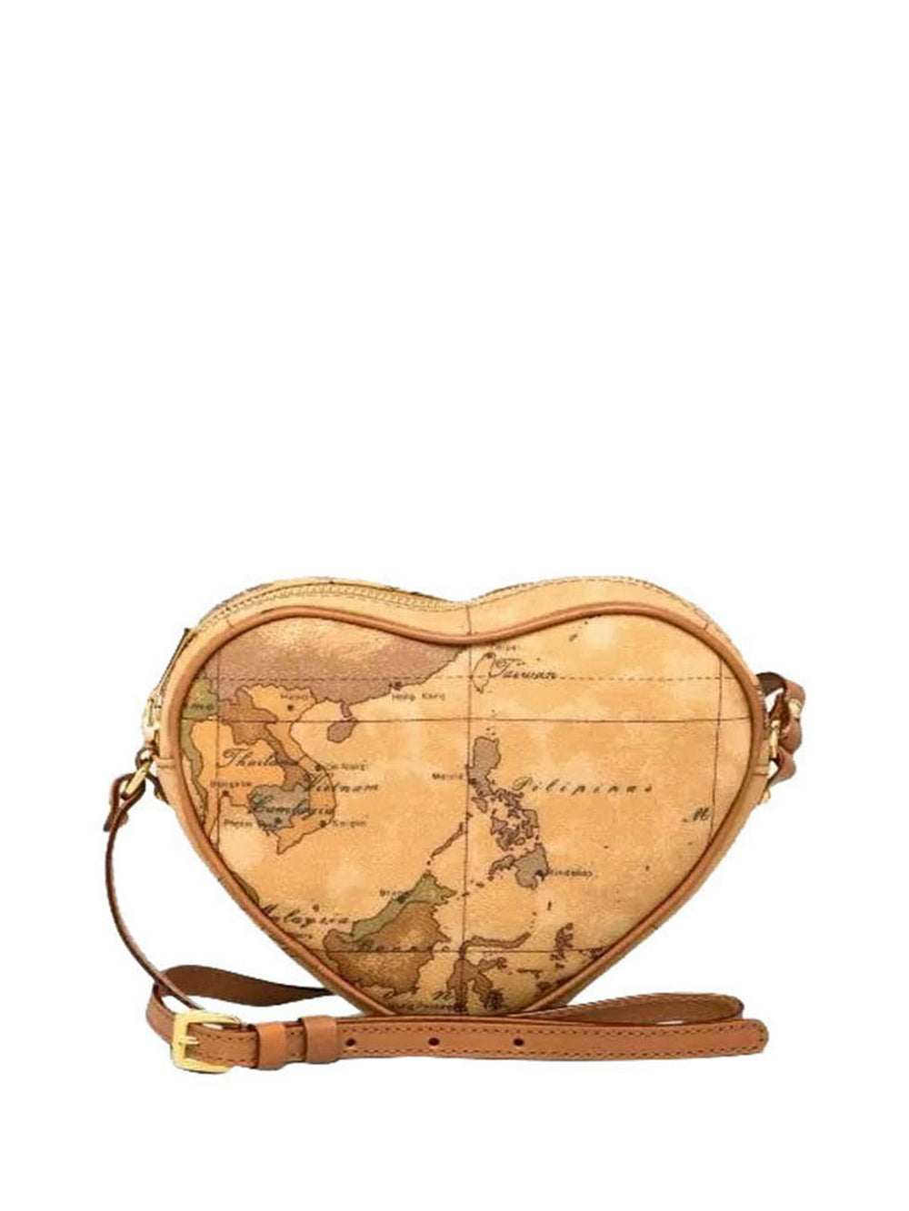 Alviero Martini Borsa Mini A Tracolla A Cuore Naturale
