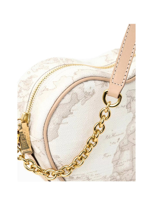 Alviero Martini Borsa A Tracolla Mini A Cuore Bianco