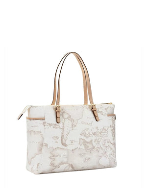 Alviero Martini Borsa ShoBorsa Shopper Grande Donna Geo Classic Bianco