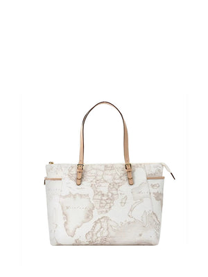 Alviero Martini Borsa ShoBorsa Shopper Grande Donna Geo Classic Bianco