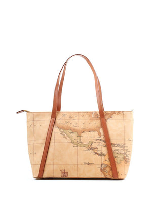 Alviero Martini Shopping Media Geo Classic Naturale