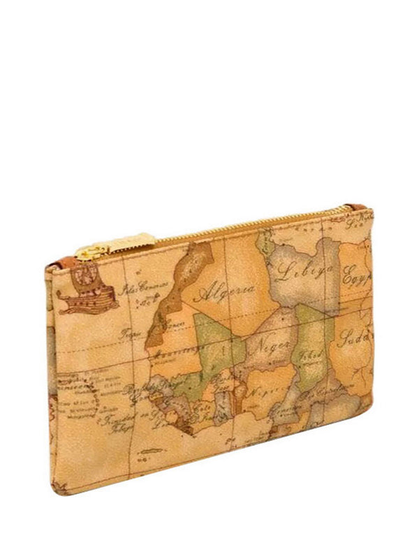Alviero Martini Pochette Geo Classic Media Naturale