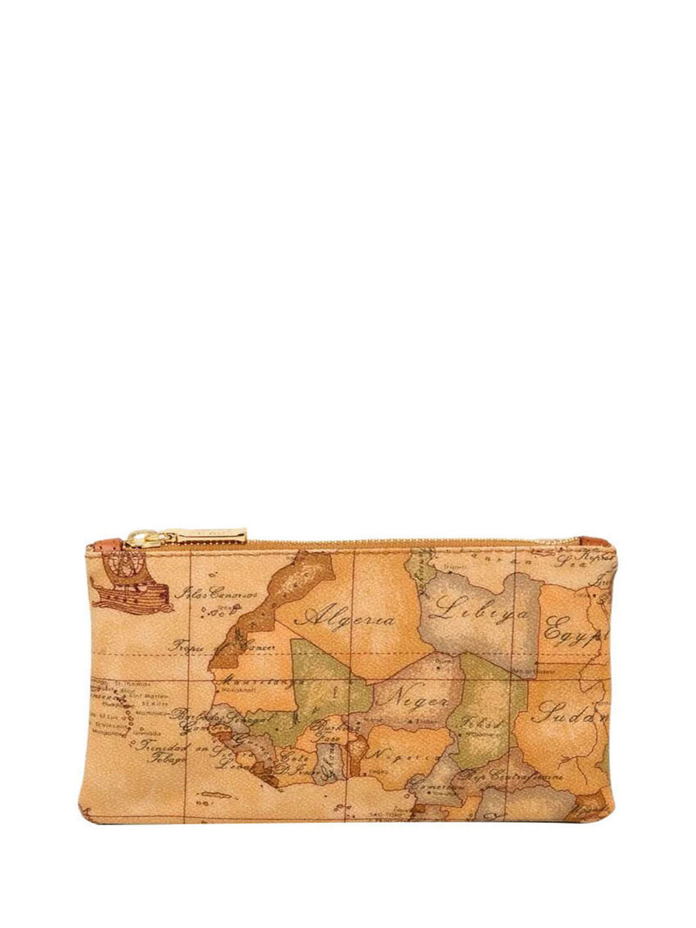 Alviero Martini Pochette Geo Classic Media Naturale