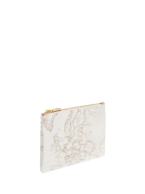 Alviero Martini Pochette Rettangolare Donna Geo Bianco