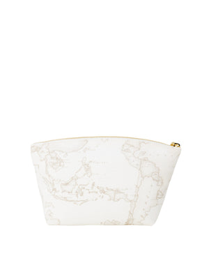 Alviero Martini Pochette Stampa Geo Soft White