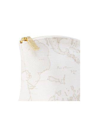 Alviero Martini Pochette Stampa Geo Soft White