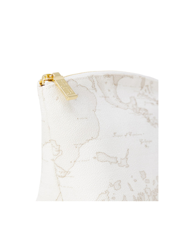 Alviero Martini Pochette Stampa Geo Soft White