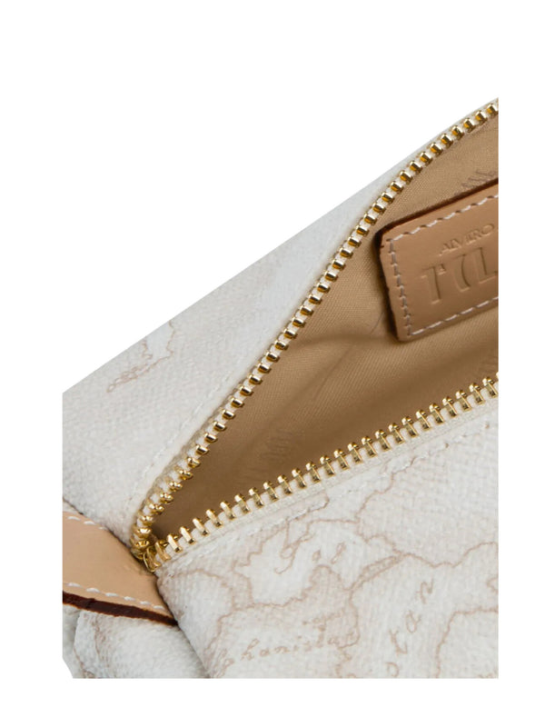 Alviero Martini Pochette Donna Stampa Geo Soft White