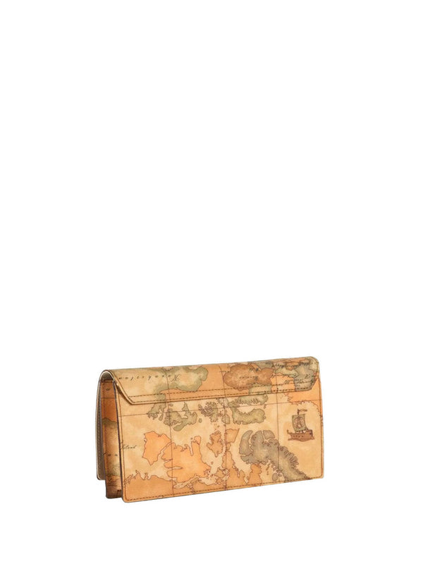 Alviero Martini Pochette Donna Geo Classic Con Patta Naturale