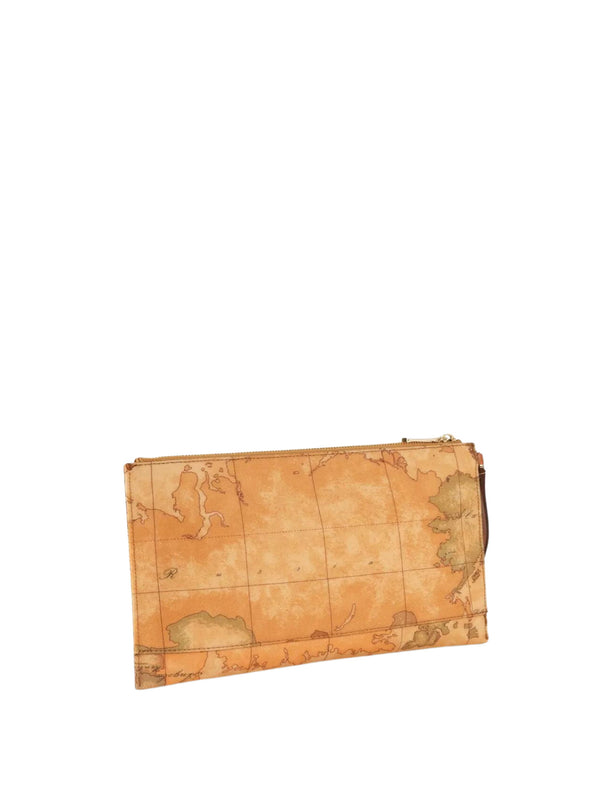 Alviero Martini Pochette Clutch Piatta Stampa Geo Classic
