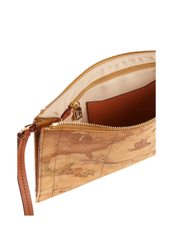 Alviero Martini Pochette Clutch Piatta Stampa Geo Classic