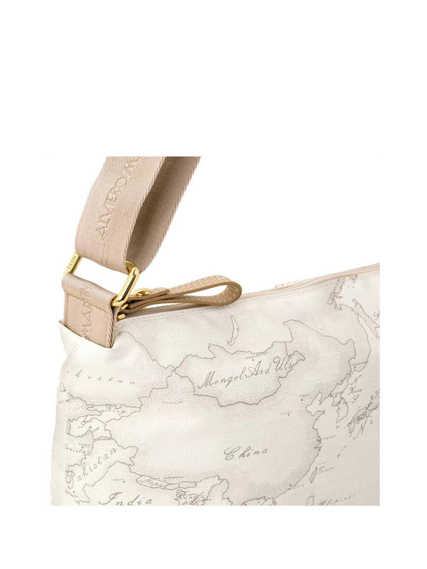 Alviero Martini Borsa A Tracolla Donna Piccola Geo Soft Bianco