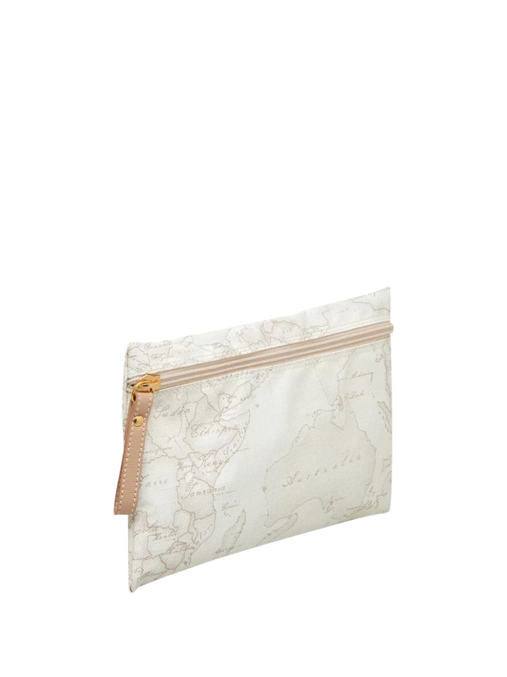 Alviero Martini Pochette Unisex Piccola Stampa Geo Soft White